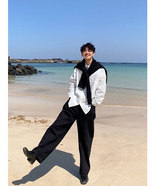 TOFFEE（トフィー）の「オーバーフィット オックスフォードシャツ (WHITE)（シャツ/ブラウス・メンズ・その他・MEDIUM/LARGE）」の17枚目の写真