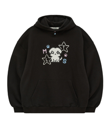 ピクセル MLTS フードパーカー ブラック