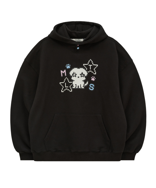 WaiKei（ワイケイ）の「ピクセル MLTS フードパーカー ブラック（パーカー・レディース・その他・2/1）」の5枚目の写真