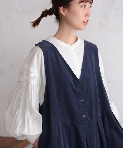 soulberry（ソウルベリー）の「真夜中のワンピース（ジャンパースカート・レディース・ネイビー・5L/4L/3L/LL/L/M）」の3枚目の写真