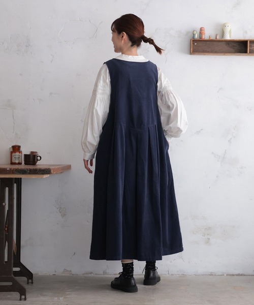 soulberry（ソウルベリー）の「真夜中のワンピース（ジャンパースカート・レディース・ネイビー・5L/4L/3L/LL/L/M）」の19枚目の写真