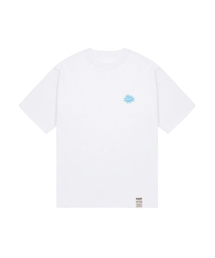GRAVER（グレーバー）の「[UNISEX] SMALL CLOUD SMILE WHITE CLIP SHORT SLEEVE T-SHIRT WHITE（Tシャツ/カットソー）」