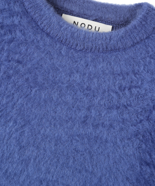 NODU（ノードユー）の「ブラシジャカードニット[ブルー]（ニット/セーター・レディース・その他・LARGE/MEDIUM）」の3枚目の写真