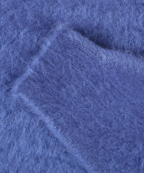 NODU（ノードユー）の「ブラシジャカードニット[ブルー]（ニット/セーター・レディース・その他・LARGE/MEDIUM）」の4枚目の写真