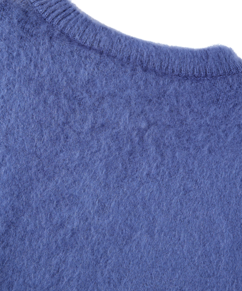 NODU（ノードユー）の「ブラシジャカードニット[ブルー]（ニット/セーター・レディース・その他・LARGE/MEDIUM）」の5枚目の写真
