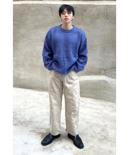 NODU（ノードユー）の「ブラシジャカードニット[ブルー]（ニット/セーター・レディース・その他・LARGE/MEDIUM）」の11枚目の写真
