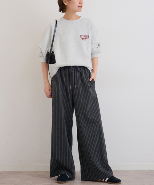 JOURNAL STANDARD relume（ジャーナルスタンダード　レリューム）の「《追加》ワンポイントロゴスウェット（スウェット・レディース・ネイビー/チャコールグレー/レッド・FREE）」の12枚目の写真