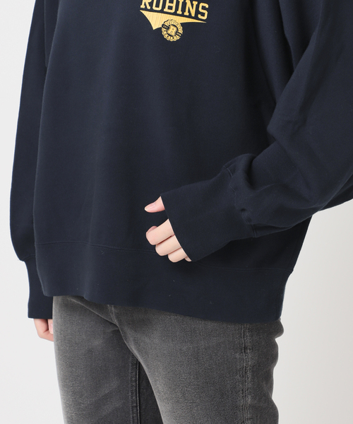 JOURNAL STANDARD relume（ジャーナルスタンダード　レリューム）の「《追加》ワンポイントロゴスウェット（スウェット・レディース・ネイビー/チャコールグレー/レッド・FREE）」の22枚目の写真