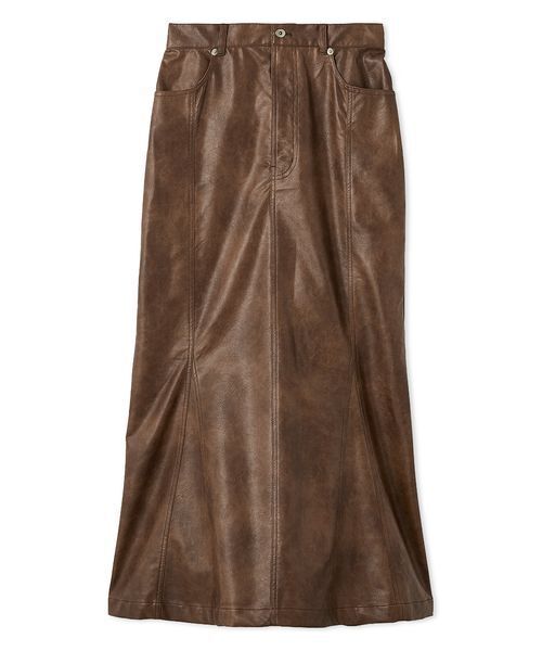 FURFUR(ファーファー)の「マルチマテリアルマーメイドスカート(スカート・レディース・サックスブルー/ブラック/ブラウン・F)」の17枚目の写真