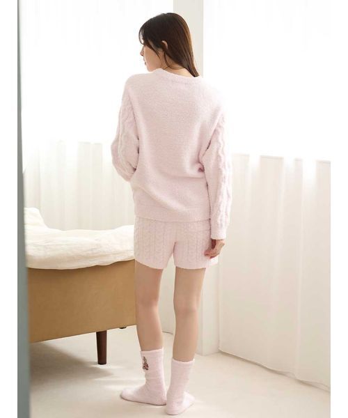 人気完売品　美品　スナイデルホームホリデーベア ピンク 上下セット セール】【WEB限定】【Steam Whip】ホリデーベアジャガードプル