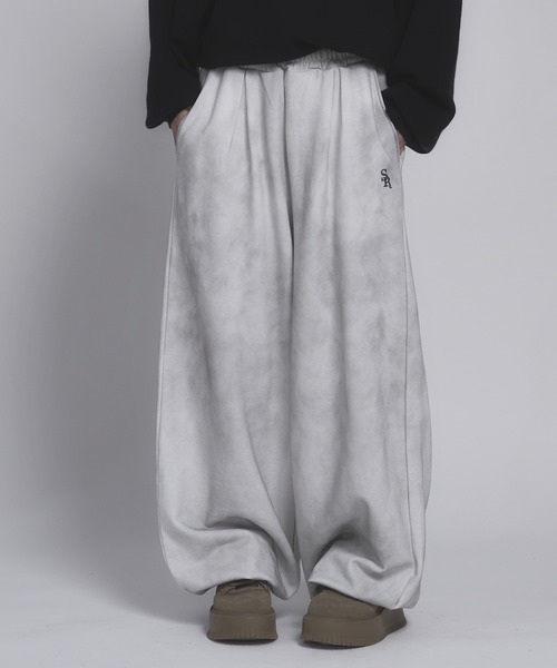 17HR（セブンティーンアワーズ）の「【ユニセックス】ヴィンテージライクスウェットパンツ（スウェットパンツ・レディース・ブラック/グレー・FREE）」の2枚目の写真