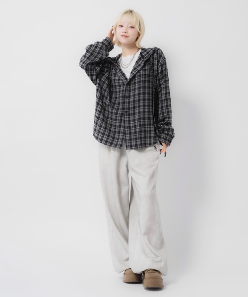 17HR（セブンティーンアワーズ）の「【ユニセックス】ヴィンテージライクスウェットパンツ（スウェットパンツ・レディース・ブラック/グレー・FREE）」の9枚目の写真