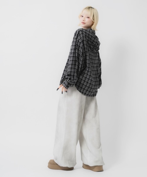 17HR（セブンティーンアワーズ）の「【ユニセックス】ヴィンテージライクスウェットパンツ（スウェットパンツ・レディース・ブラック/グレー・FREE）」の10枚目の写真