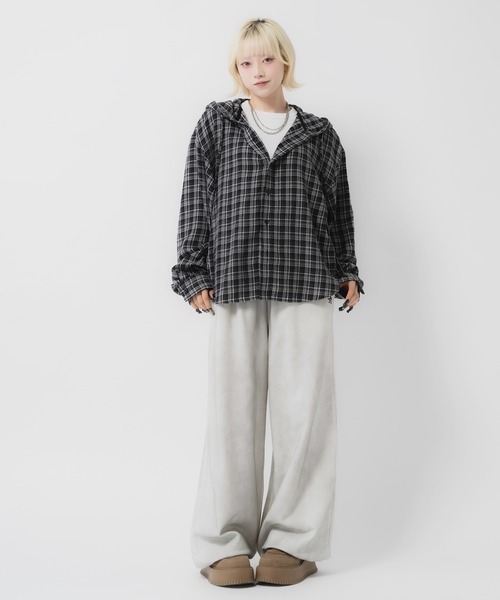 17HR（セブンティーンアワーズ）の「【ユニセックス】ヴィンテージライクスウェットパンツ（スウェットパンツ・レディース・ブラック/グレー・FREE）」の8枚目の写真