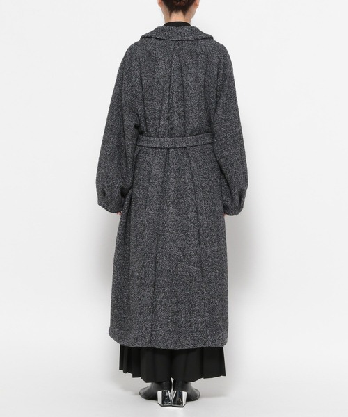 コクーンスリーブラメロングコート(HARE)（チェスターコート）｜HARE