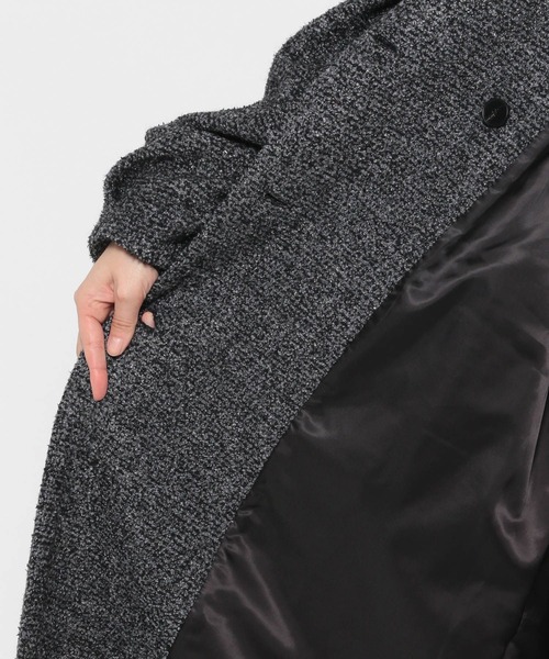 コクーンスリーブラメロングコート(HARE)（チェスターコート）｜HARE