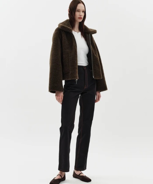 jakke（ジャッキー）の「VERA JACKET（その他アウター・レディース・カーキ・S）」の2枚目の写真