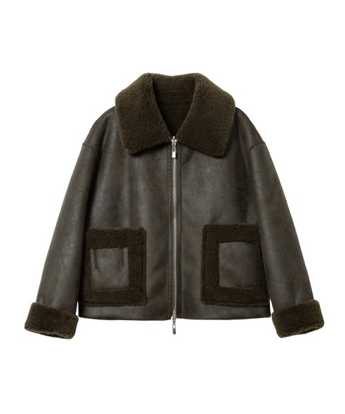 jakke（ジャッキー）の「VERA JACKET（その他アウター・レディース・カーキ・S）」の7枚目の写真