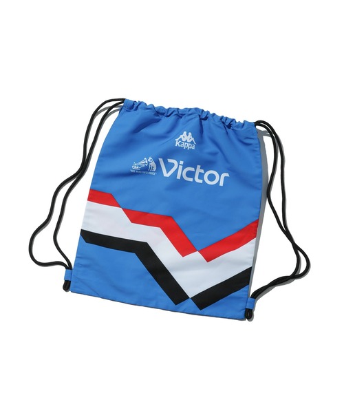 Kappa(カッパ)の「【Victor × Kappa directed by TAKUMI YUGE】Football Bag(バックパック/リュック・メンズ・ブルー/ブラック・FREE)」の2枚目の写真