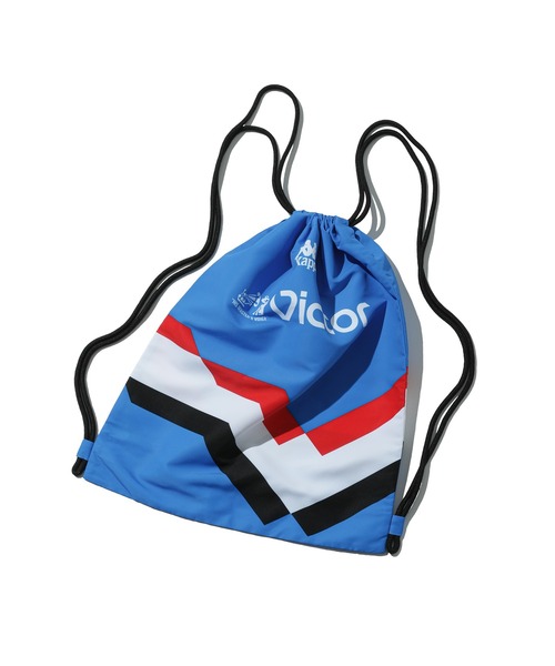 Kappa(カッパ)の「【Victor × Kappa directed by TAKUMI YUGE】Football Bag(バックパック/リュック・メンズ・ブルー/ブラック・FREE)」の3枚目の写真