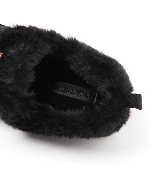 GLOBAL WORK（グローバルワーク）の「エアかるファーモックシューズ/603218（その他シューズ・レディース・カーキ/ブラック/グレー系その他/ベージュ・MEDIUM/LARGE/X-LARGE）」の19枚目の写真