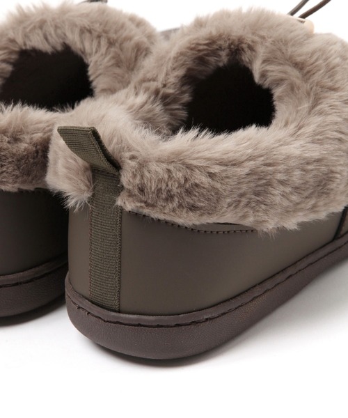 GLOBAL WORK（グローバルワーク）の「エアかるファーモックシューズ/603218（その他シューズ・レディース・カーキ/ブラック/グレー系その他/ベージュ・MEDIUM/LARGE/X-LARGE）」の6枚目の写真