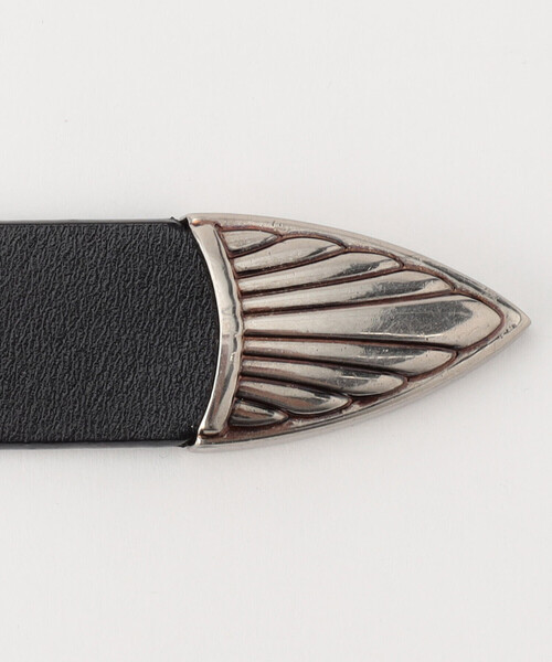 COMME CA ISM(コムサイズム)の「3点尾錠 ナロー ベルト(ベルト・メンズ・ブラック・FREE)」の4枚目の写真