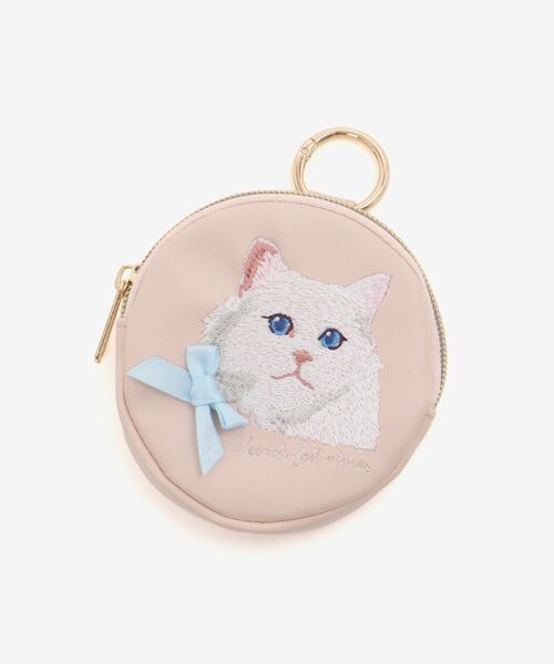 MAJESTIC LEGON(マジェスティックレゴン)の「アニマルサークルチャームポーチ(ポーチ・レディース・ブルー/アイボリー/ピンク・FREE)」の8枚目の写真