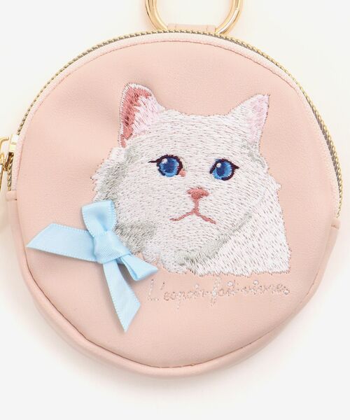 MAJESTIC LEGON(マジェスティックレゴン)の「アニマルサークルチャームポーチ(ポーチ・レディース・ブルー/アイボリー/ピンク・FREE)」の14枚目の写真