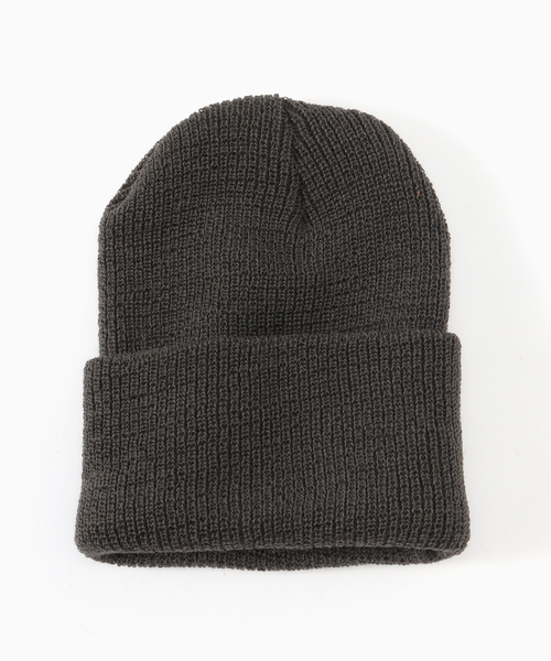 JOURNAL STANDARD（ジャーナルスタンダード）の「Aaron Levine / アーロン・レヴィン Wool Beanie（ニットキャップ/ビーニー・メンズ・ブラック/グレー・FREE）」の2枚目の写真