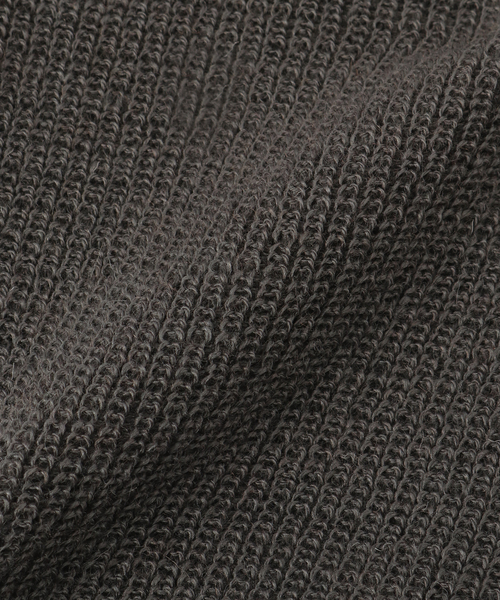 JOURNAL STANDARD（ジャーナルスタンダード）の「Aaron Levine / アーロン・レヴィン Wool Beanie（ニットキャップ/ビーニー・メンズ・ブラック/グレー・FREE）」の5枚目の写真