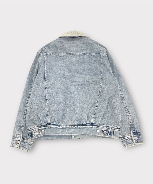 GLOSTER（グロスター）の「デニムストームライダース 裏ボア デニムジャケット（デニムジャケット・メンズ・ブラック/ブルー系その他2/ブルー系その他・XL/L/M）」の16枚目の写真