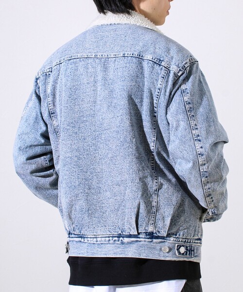 GLOSTER（グロスター）の「デニムストームライダース 裏ボア デニムジャケット（デニムジャケット・メンズ・ブラック/ブルー系その他2/ブルー系その他・XL/L/M）」の13枚目の写真
