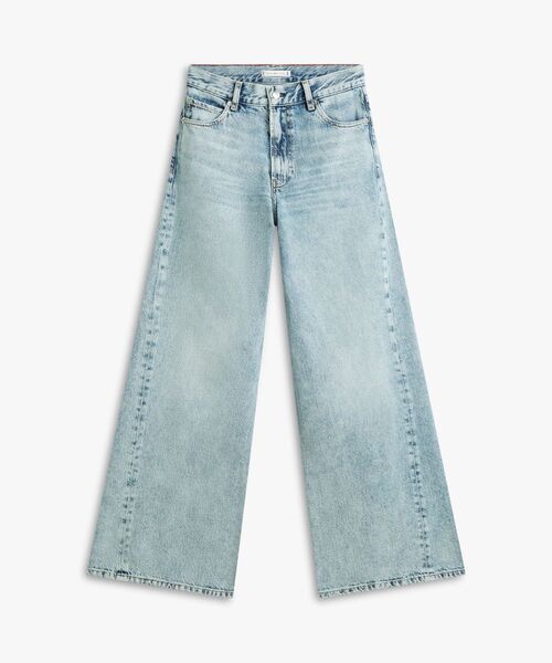 TOMMY HILFIGER(トミーヒルフィガー)の「70’S ワイドレッグハイウエストツイストデニムパンツ(デニムパンツ・レディース・ブルー・25inch/27inch/26inch)」の3枚目の写真