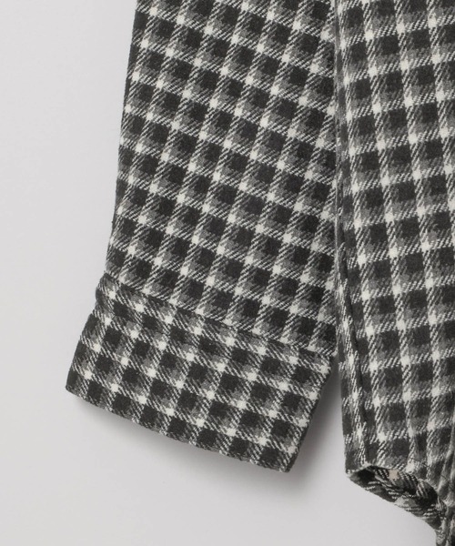 LOWRYS FARM（ローリーズファーム）の「【LFM(U)】キモウチェックシャツ　 635570（シャツ/ブラウス・メンズ・ブラック/ブルー・MEDIUM/LARGE）」の5枚目の写真