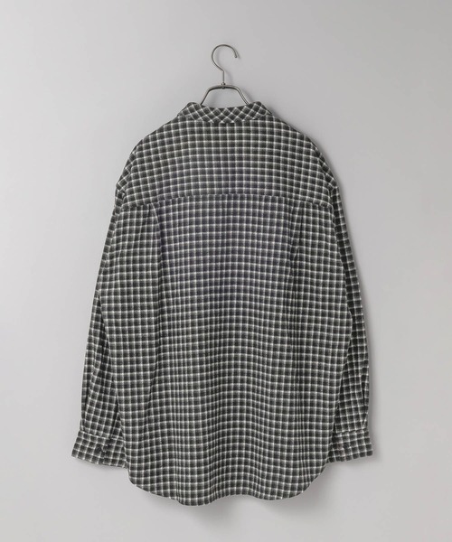 LOWRYS FARM（ローリーズファーム）の「【LFM(U)】キモウチェックシャツ　 635570（シャツ/ブラウス・メンズ・ブラック/ブルー・MEDIUM/LARGE）」の3枚目の写真