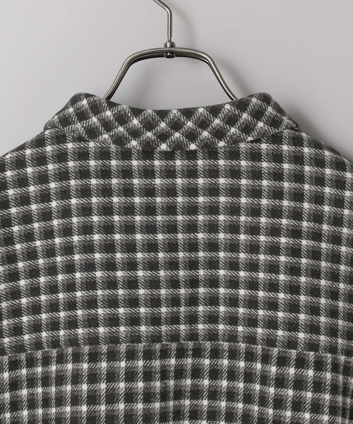 LOWRYS FARM（ローリーズファーム）の「【LFM(U)】キモウチェックシャツ　 635570（シャツ/ブラウス・メンズ・ブラック/ブルー・MEDIUM/LARGE）」の7枚目の写真