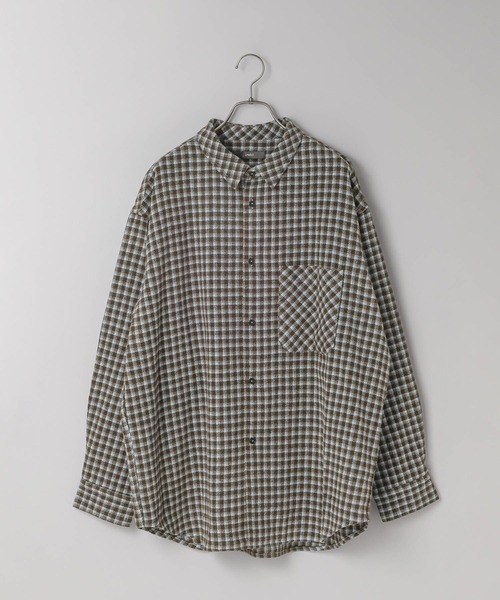LOWRYS FARM（ローリーズファーム）の「【LFM(U)】キモウチェックシャツ　 635570（シャツ/ブラウス・メンズ・ブラック/ブルー・MEDIUM/LARGE）」の10枚目の写真