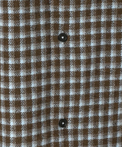 LOWRYS FARM（ローリーズファーム）の「【LFM(U)】キモウチェックシャツ　 635570（シャツ/ブラウス・メンズ・ブラック/ブルー・MEDIUM/LARGE）」の11枚目の写真