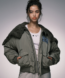 NYXX（エヌワイエックスエックス）の「SLIDE BOMBER JACKET KHAKI（ダウンジャケット/コート）」