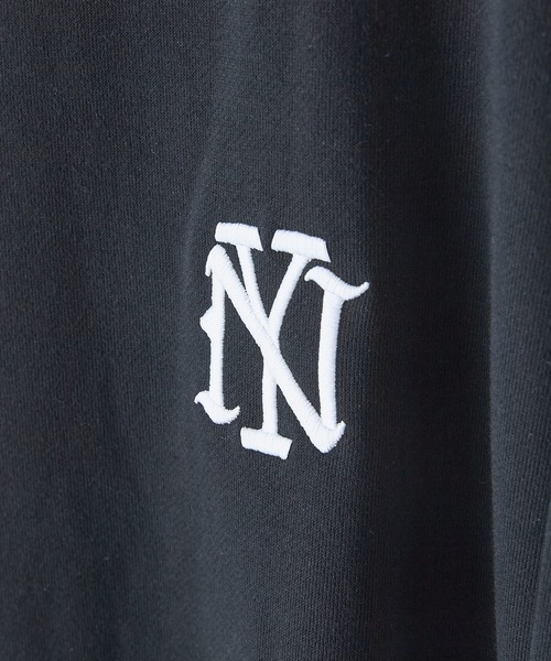 SAVIER(サビアー)の「【SAVIER:サビアー】【同デザインの商品とセットアップ可能】NY ロゴ刺繍 ルーズスウェット バルーンスリーブ 立体ロゴ ユニセックス(スウェット・メンズ・ネイビー/ブラック/杢グレー・MEDIUM/LARGE)」の7枚目の写真