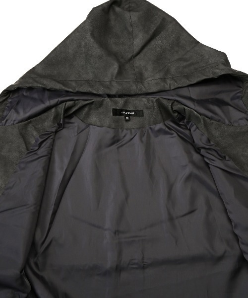 LUXSTYLE(ラグスタイル)の「ケミカルPUレザージップパーカー(パーカー・メンズ・ブラウン/スミクロ/ブラック・M/L)」の21枚目の写真