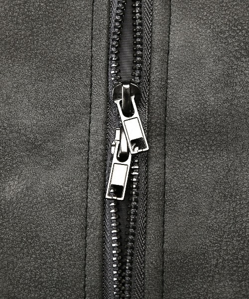 LUXSTYLE(ラグスタイル)の「ケミカルPUレザージップパーカー(パーカー・メンズ・ブラウン/スミクロ/ブラック・M/L)」の22枚目の写真