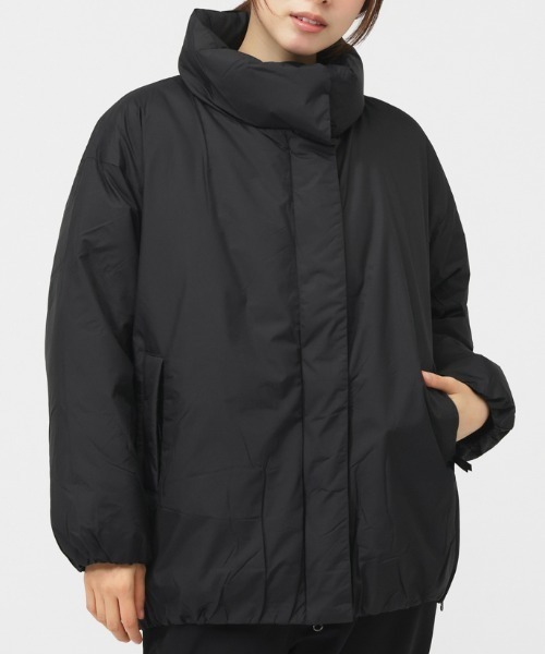 NANGA(ナンガ)の「ナンガ STAND COLLAR DOWN JACKET W(ダウンジャケット/コート・レディース・ブラック/ピンク・M/L)」の2枚目の写真