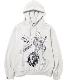 NOT4NERD（ノットフォーナード）の「Caged Humanity Pullover Hood - Grey（パーカー）」
