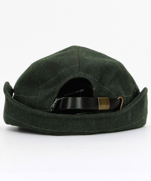 POLeR（ポーラー）の「POLeR/ポーラー TWEED FLAP CAP ツイード フラップキャップ（キャップ・メンズ・グレー/ブラック/グリーン・ONE SIZE）」の5枚目の写真
