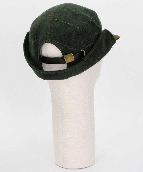 POLeR（ポーラー）の「POLeR/ポーラー TWEED FLAP CAP ツイード フラップキャップ（キャップ・メンズ・グレー/ブラック/グリーン・ONE SIZE）」の12枚目の写真
