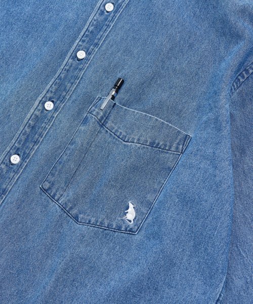 ESPIONAGE（エスピオナジ）の「Denim Over Shirt Washed Indigo（シャツ/ブラウス・メンズ・その他・X-LARGE/MEDIUM/LARGE）」の6枚目の写真