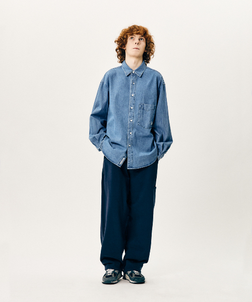 ESPIONAGE（エスピオナジ）の「Denim Over Shirt Washed Indigo（シャツ/ブラウス・メンズ・その他・X-LARGE/MEDIUM/LARGE）」の12枚目の写真