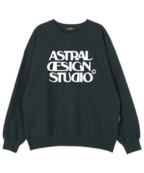 ASTRAL PROJECTION(アストラルプロジェクション)の「アストラルデザインスタジオ オーバーサイズドロップショルダースウェット_グリーン(スウェット・メンズ・その他・X-LARGE)」の1枚目の写真